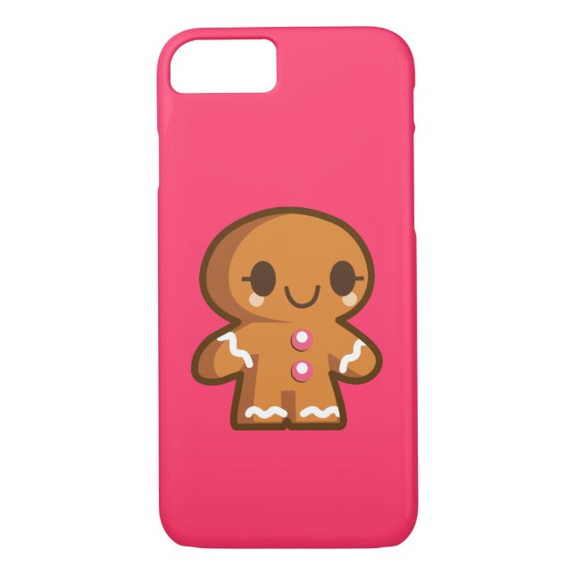 Funda De Case-Mate Para iPhone Cute Gingberbread Man (Reverso)