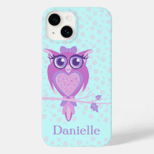 title_seo2 Cute girls owl purple & aqua