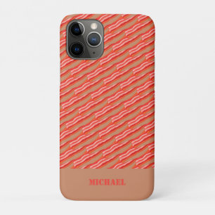 Funda Para iPhone 11 Pro Cute Graciosa Bacon Personalizada