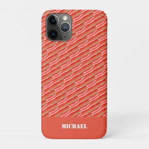 Funda Para iPhone 11 Pro Cute Graciosa Bacon Personalizada