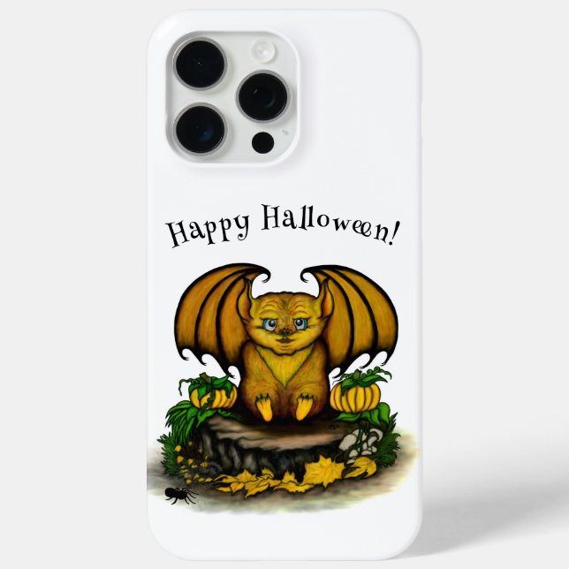 Funda De Case-Mate Para iPhone Cute Halloween Bat (Reverso )