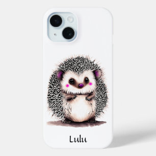 Funda Para iPhone 15 Cute Hedgehog