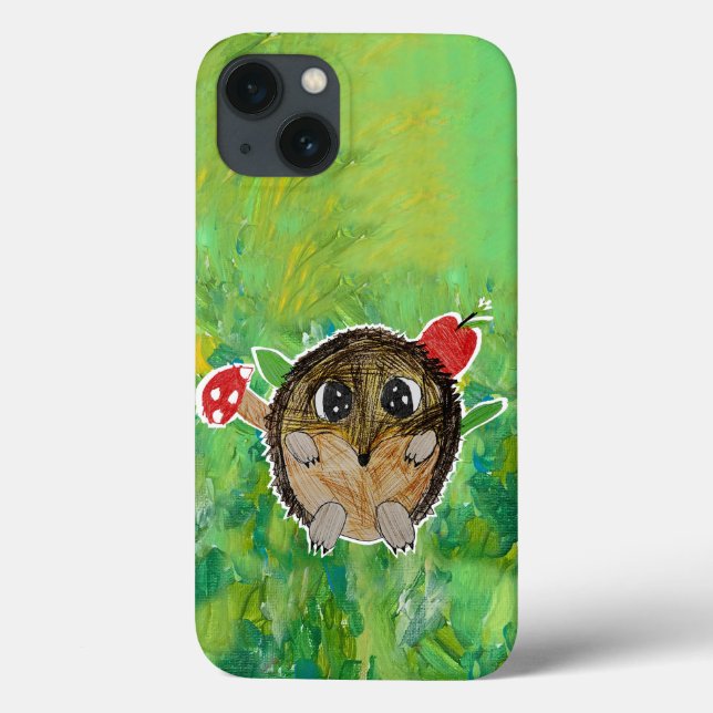 Funda De Case-Mate Para iPhone Cute Hedgehog (Reverso)