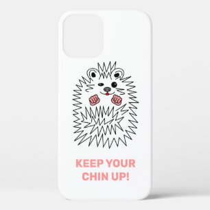 Funda Para iPhone 12 Cute Hedgehog Mantén Tu Mano Arriba. Positivo, div