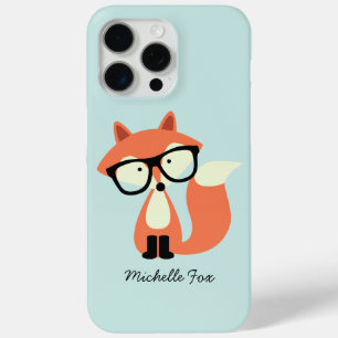 Funda Para iPhone 15 Pro Max Cute Hipster Red Fox