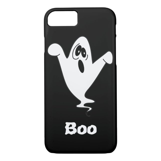 Funda De Case-Mate Para iPhone Cute Howling Ghost Halloween (Reverso)