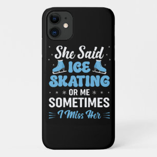 Funda Para iPhone 11 Cute Ice Rink Synchronized está llamando