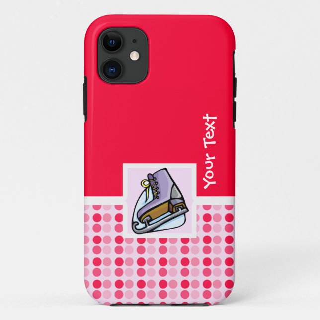 Funda De Case-Mate Para iPhone Cute Ice Skate (Reverso)