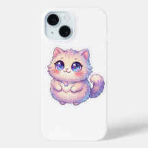 Cute Kawaii Esponjoso Gatito Gato Estrella Pastel