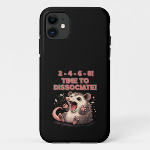 Funda Para iPhone 11 Cute Kawaii Possum Hora de Disociar Diseño Diverti