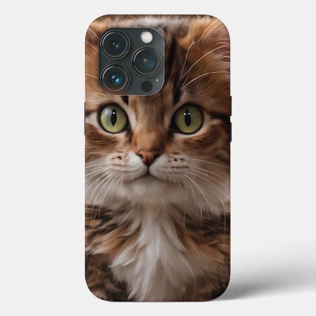 Funda De Case-Mate Para iPhone Cute Kitten (Reverso )
