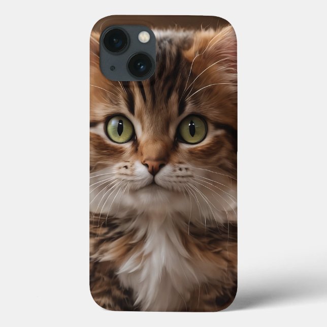Funda De Case-Mate Para iPhone Cute Kitten (Reverso)