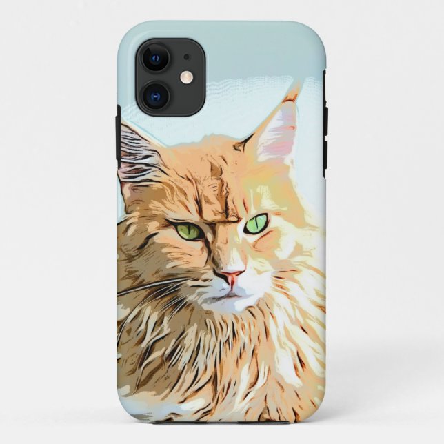 Funda De Case-Mate Para iPhone Cute Kitten (Reverso)