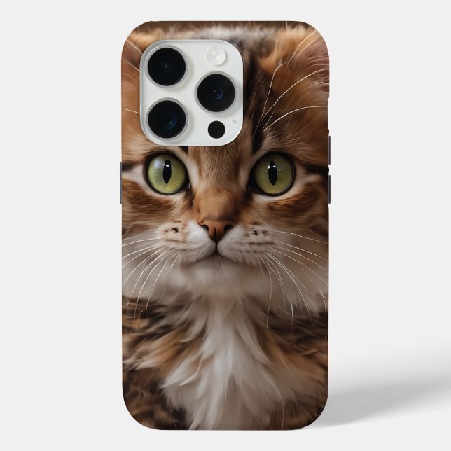 Funda De Case-Mate Para iPhone Cute Kitten (Reverso )