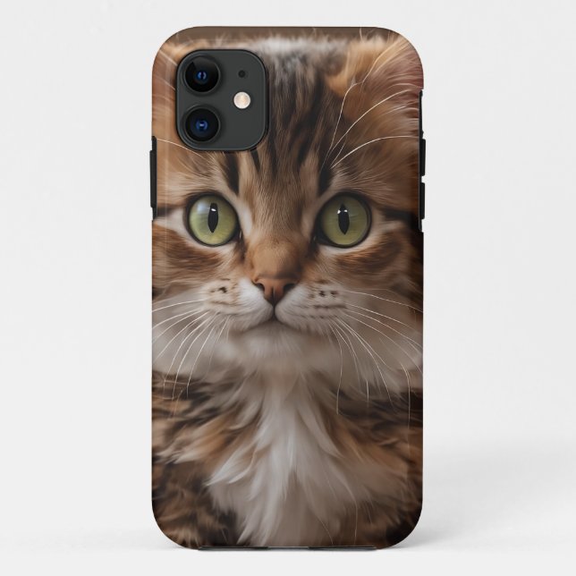 Funda De Case-Mate Para iPhone Cute Kitten (Reverso)