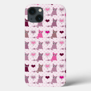 Funda Para iPhone 13 Cute kitten girls pattern