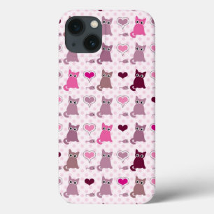 Funda Para iPhone 13 Cute kitten girls pattern