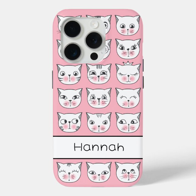 Funda De Case-Mate Para iPhone Cute Kitties (Reverso )