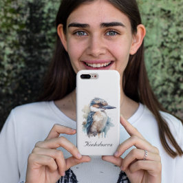 Funda Para iPhone 11 Cute Kookaburra en una sucursal, personalizado