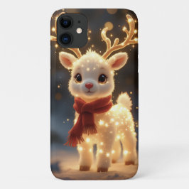 Funda Para iPhone 11 Cute Magical Reindeer with Sparkling Lights