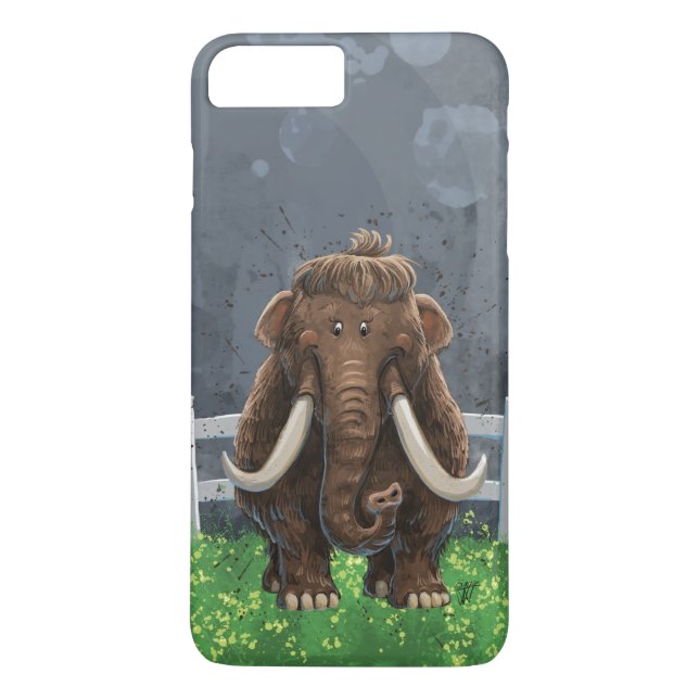 Funda De Case-Mate Para iPhone Cute Mastodon (Reverso)