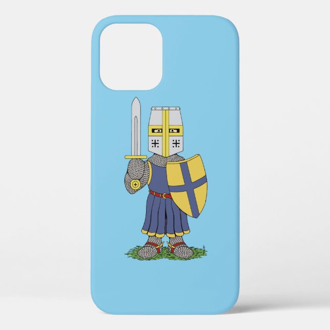 Funda De Case-Mate Para iPhone Cute Medieval Knight (Reverso )