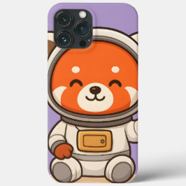 Funda Para iPhone 13 Pro Max Cute Panda Rojo - adorables Casos de Teléfono Anim