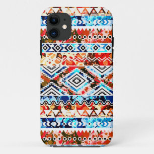 Funda Para iPhone 11 Cute patrones aztecas femeninos coloridos