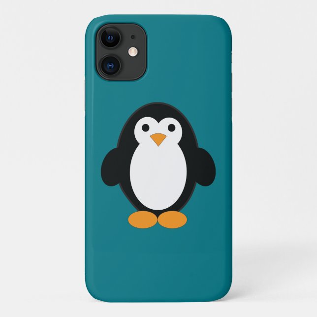 Funda De Case-Mate Para iPhone Cute Personalizado Penguin (Reverso)