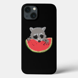 Funda Para iPhone 13 Cute Raccoon