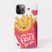 Cute San Valentín Patatas Fritas Juego de Palabras