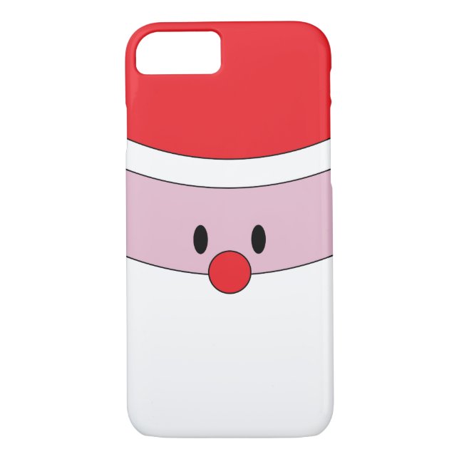 Funda De Case-Mate Para iPhone Cute Santa Claus (Reverso)
