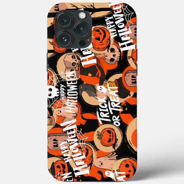 Funda De Case-Mate Para iPhone  Cute & Scary Halloween Spooky vibes  (Reverso )