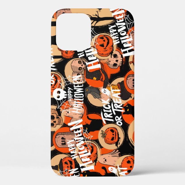 Funda De Case-Mate Para iPhone  Cute & Scary Halloween Spooky vibes  (Reverso )