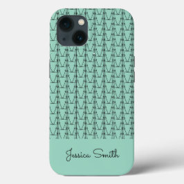 Funda Para iPhone 13 Cute Silhouette Coconut Trees
