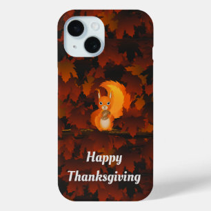 Funda Para iPhone 15 Cute Squirrel