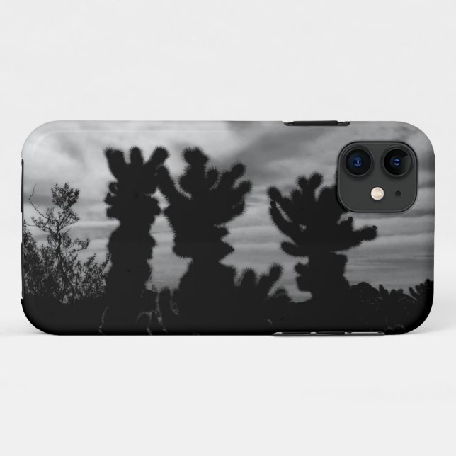 Funda De Case-Mate Para iPhone CUTE Teddy Bear Cholla Cactus (Reverso (horizontal))