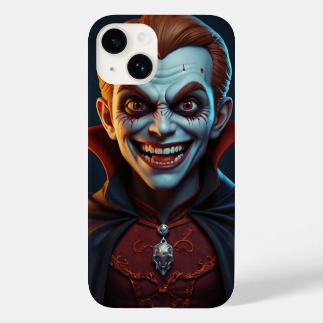 Funda De Case-Mate Para iPhone Cute Vampire Halloween Tee (Reverso )