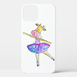 Funda Para iPhone 12 Cute Whimsical Ballerina Cow