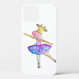 Funda Para iPhone 12 Cute Whimsical Ballerina Cow