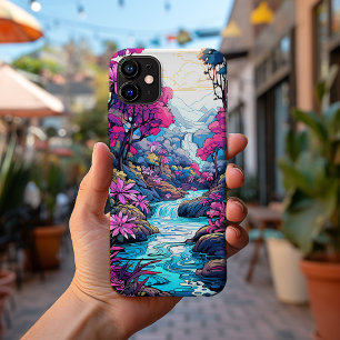 Funda Para iPhone 13 Pro Max Cuto colorido jardín tropical hawaiano Nº 1115