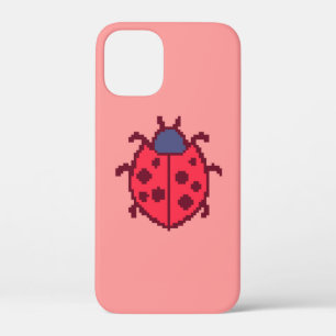 title_seo2 Cuto pixelado ladybug insecto lanzar almohada