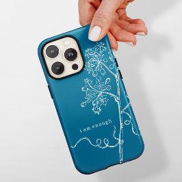 Funda Para iPhone 14 Pro Max De Case-Mate Cyanotype Blue Botanical Floral Personalizado