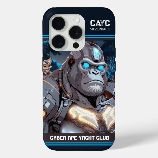 Funda De Case-Mate Para iPhone Cyber Ape Yacht Club lg (Reverso )