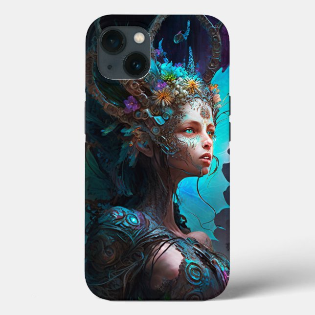Funda De Case-Mate Para iPhone Cyber Fantasy Art (Reverso )