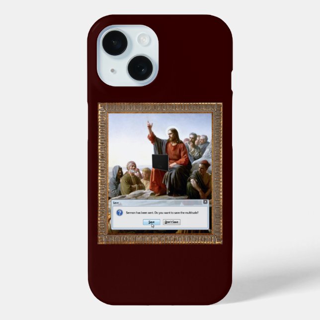 Funda De Case-Mate Para iPhone Cyber Sermon Funny (Reverso )