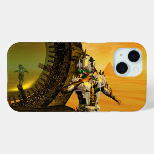 Funda Para iPhone 15 CYBORG TITAN,DESERT HYPERION Ciencia Ficción Scifi