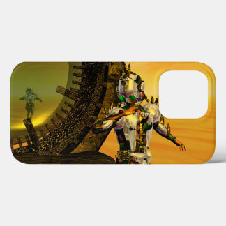 Funda Para iPhone 13 Pro CYBORG TITAN,DESERT HYPERION Ciencia Ficción Scifi
