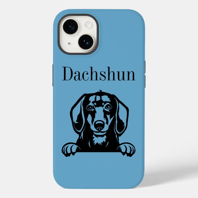 Funda De Case-Mate Para iPhone Dachshund (Reverso )