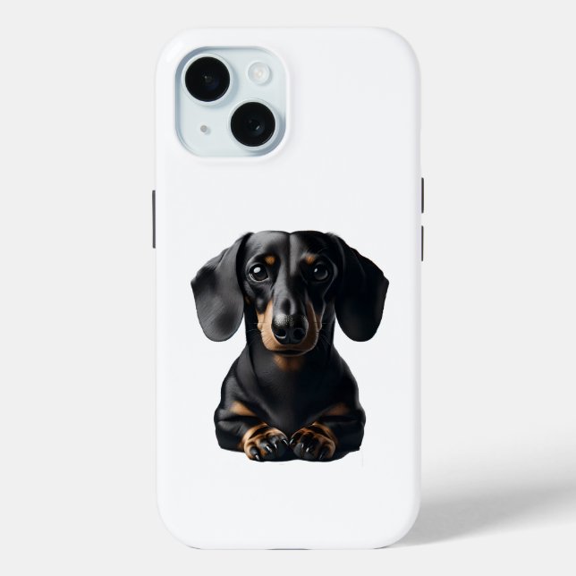Funda De Case-Mate Para iPhone Dachshund (Reverso )